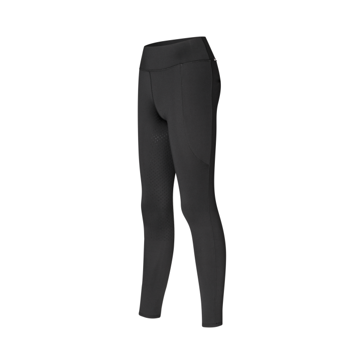 Kingsland KLVidel Damen Reitleggings Vollgrip Schwarz