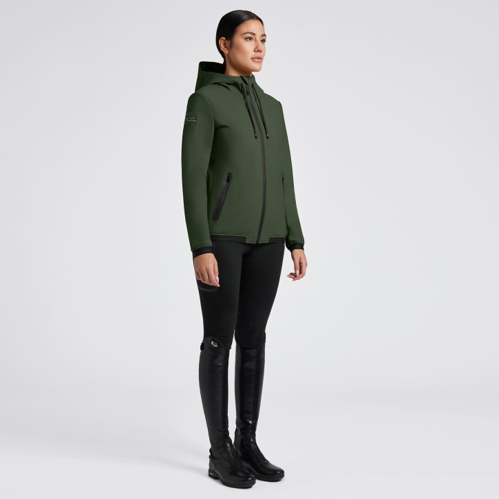 Cavalleria Toscana Softshelljacke m. Kapuze Damen Grün