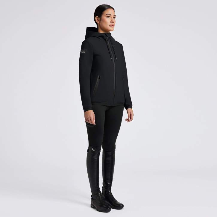 Cavalleria Toscana Softshelljacke m. Kapuze Damen Schwarz