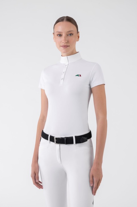 Equiline Turniershirt kurzarm Isabel weiß M