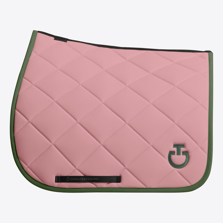 Cavalleria Toscana Dressur Schabracke Diamond Quilted Rosa Grün