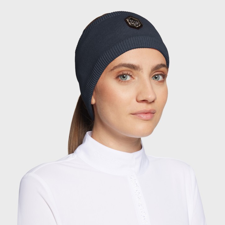 Samshield Damen Stirnband Amalie Pearl Navy