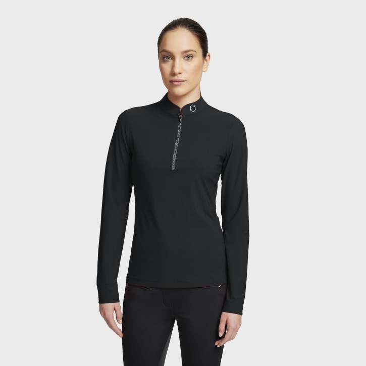 Samshield Damen Trainingsshirt Langarm Brunella Schwarz