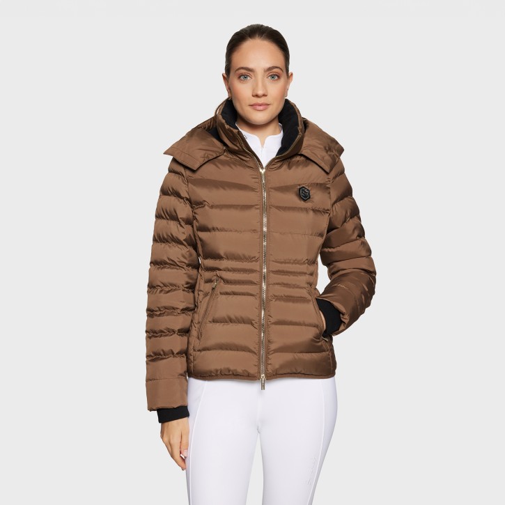 Samshield Damen Winterjacke Courchevel Camel / Metal Eclipse