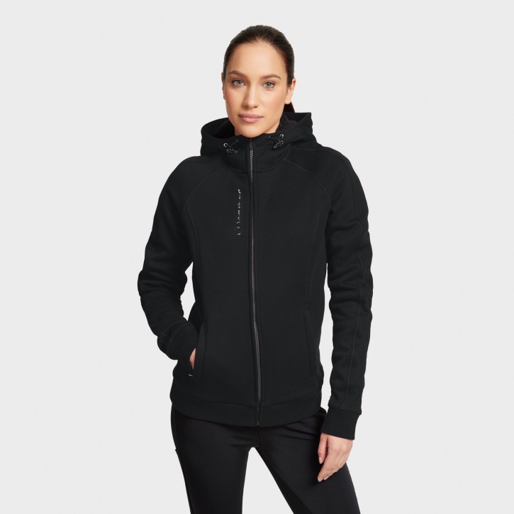 Samshield Damen Zipper-Hoodie Ivy Schwarz