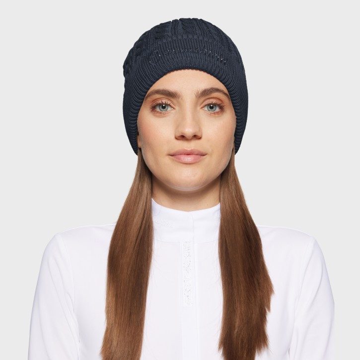 Samshield Damen Beanie Mira Crystal Navy