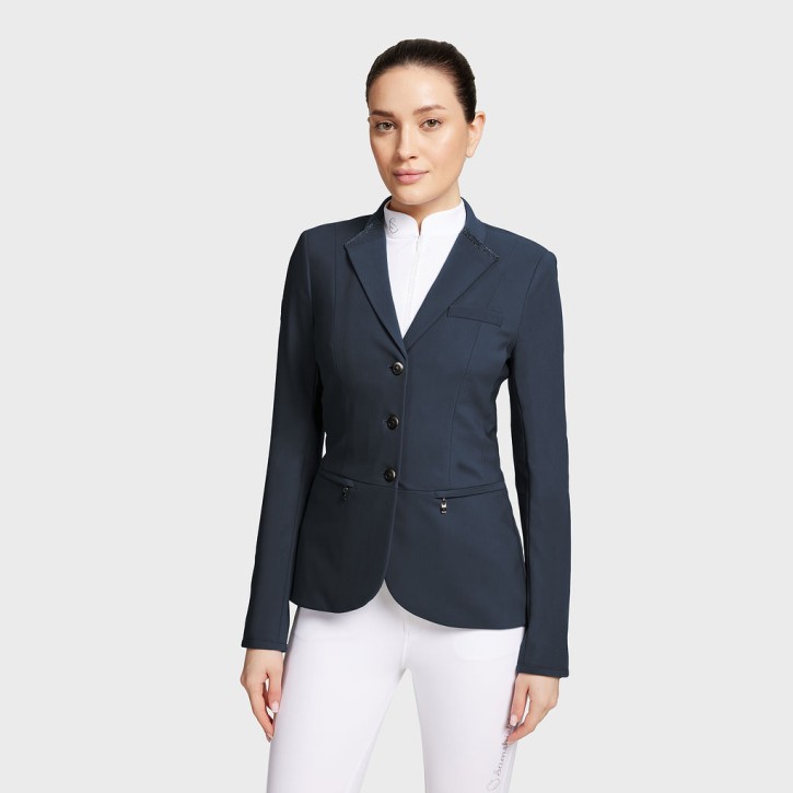 Samshield Damen Turnierjacket Victorine Crystal Navy blau