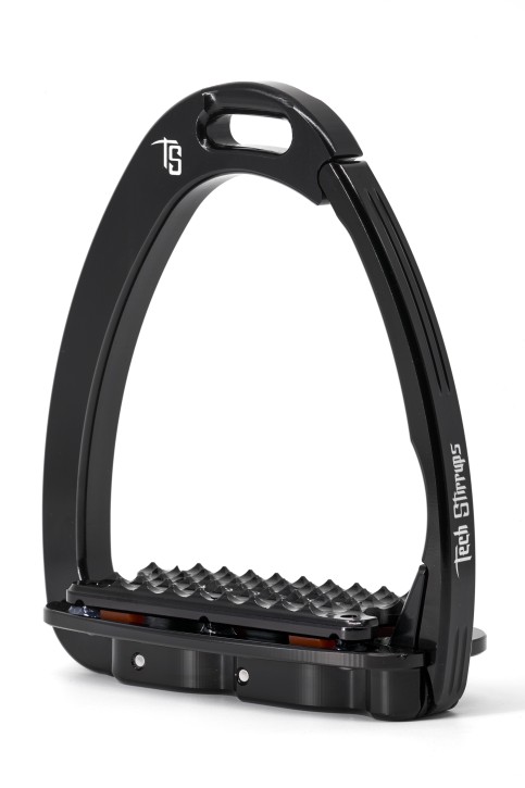 Tech Stirrups Steigbügel Venice Dressage Plus schwarz/schwarz