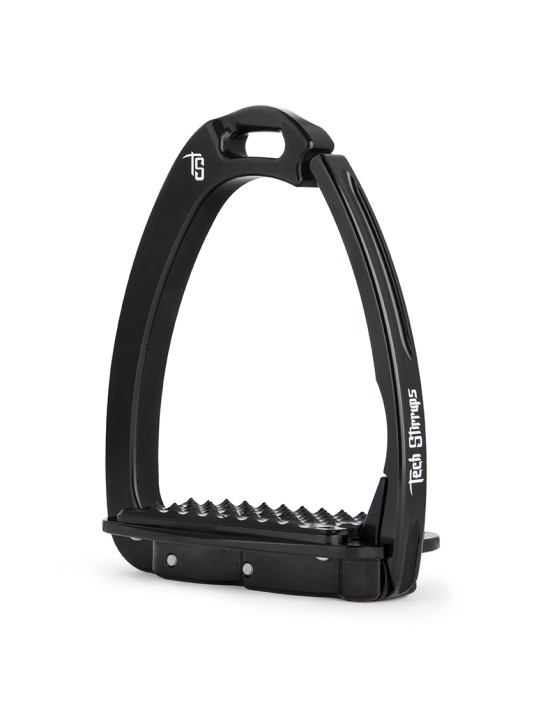 Tech Stirrups Steigbügel Venice Dressage Sloped schwarz/schwarz