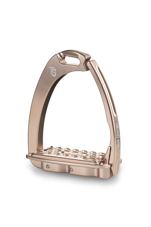 Tech Stirrups Steigbügel Venice Sloped Medium Size rosegold/rosegold