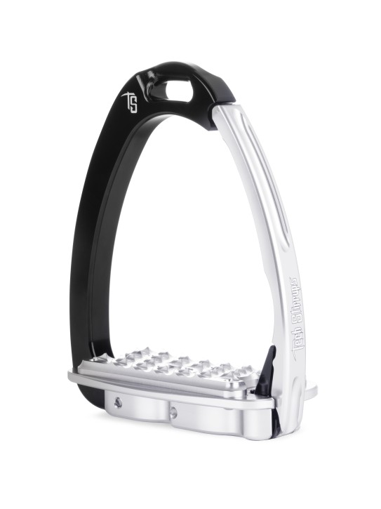 Tech Stirrups Steigbügel Venice Sloped Evo schwarz/silber