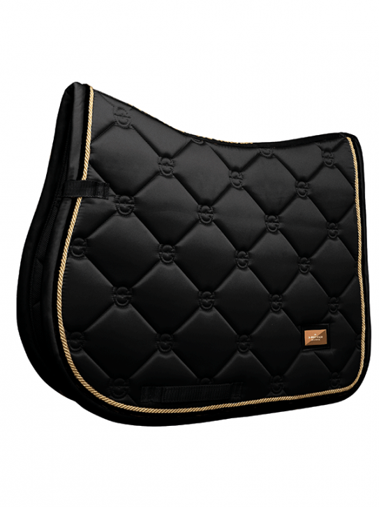 Equestrian Stockholm Spring Schabracke Black Gold Full