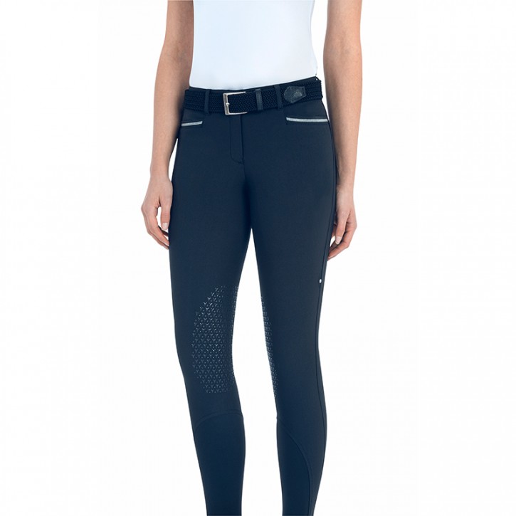 Equiline Damen Sommer Reithose Kniegrip Giselleg Navy