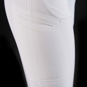 Equestro RIDERTECH Damen Reithose mit Vollgrip - weiß