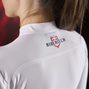 Equestro RIDERTECH Damen Turniershirt langarm - weiß