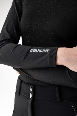 Equiline Damen Trainingsshirt Gargeng mit Glitzer schwarz S