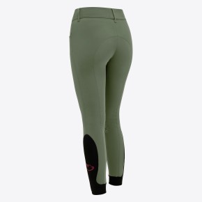 Cavalleria Toscana Damenreithose American Breeches Knie Grip Grün 36 (IT 40)