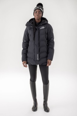 Equiline Damen Wintermantel Coline schwarz S